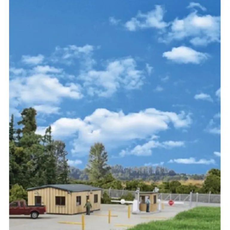 Walthers 933-4076 HO Modern Guard Shack Kit - Quality Trains and Accessories Galore> Fashion
