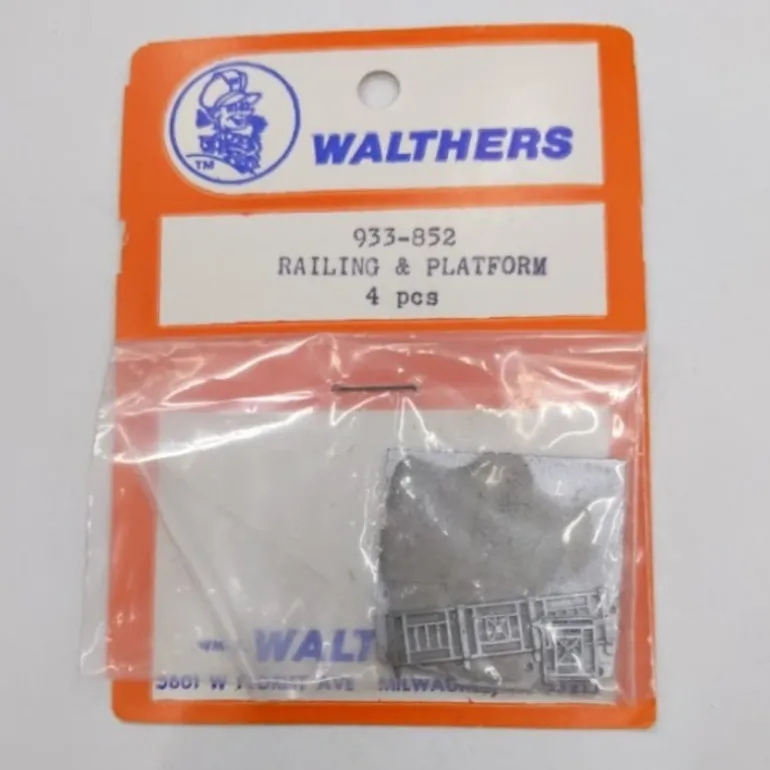 Walthers 933-852 HO Railing & Platform - Quality Trains and Accessories Galore> Hot