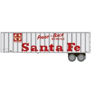 Walthers 949-2612 HO Santa Fe Flexi-Van 40' Trailer (Pack of 2) - Quality Trains and Accessories Galore> Hot