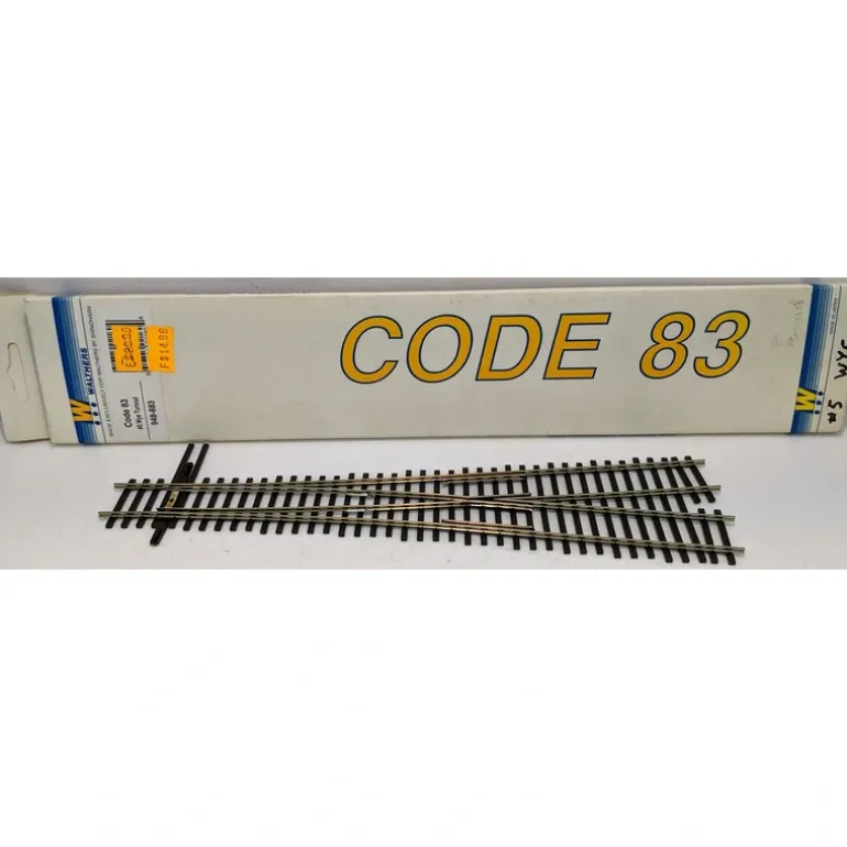 Walthers 948-883 HO Scale Code 83 #5 WYE Switch/Turnout - Quality Trains and Accessories Galore> Store