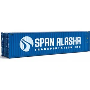 Walthers 949-8273 HO Span Alaska 40' Hi-Cube Corrugated-Side Container - Quality Trains and Accessories Galore> Store