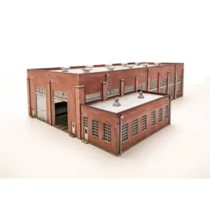 Walthers 933-2923 HO 2-Stall Engine House Building Kit - Quality Trains and Accessories Galore> Hot