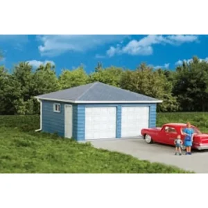 Walthers 933-3793 HO Two-Car Garage Kit - Quality Trains and Accessories Galore> Cheap