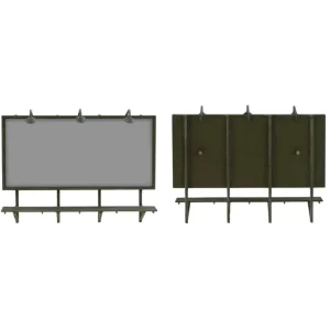 Walthers 949-4253 HO Wall-Mounted Billboard Kit (Pack of 3) - Quality Trains and Accessories Galore> Fashion