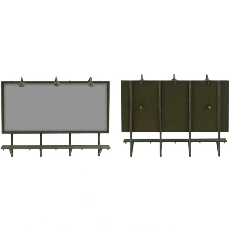 Walthers 949-4253 HO Wall-Mounted Billboard Kit (Pack of 3) - Quality Trains and Accessories Galore> Fashion
