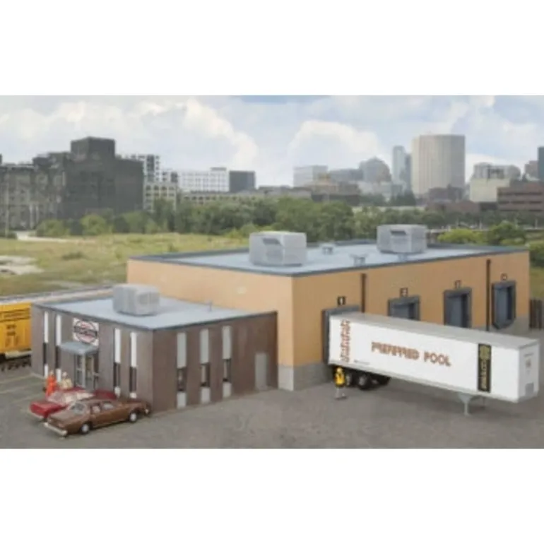 Walthers 933-3861 N Central Beverage Distributors with Office Annex Building Kit - Quality Trains and Accessories Galore> Hot