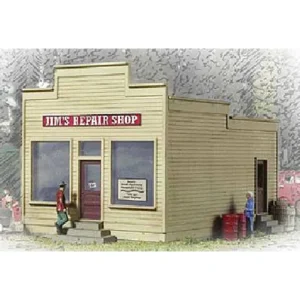Walthers 933-3229 N Jim's Repair Shop Building Kit - Quality Trains and Accessories Galore> Fashion