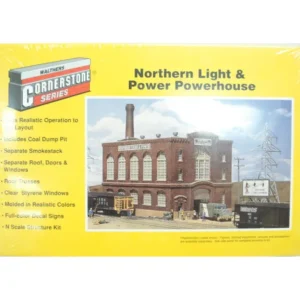 Walthers 933-3214 N Northern Light & Power Powerhouse Building Kit - Quality Trains and Accessories Galore> Outlet