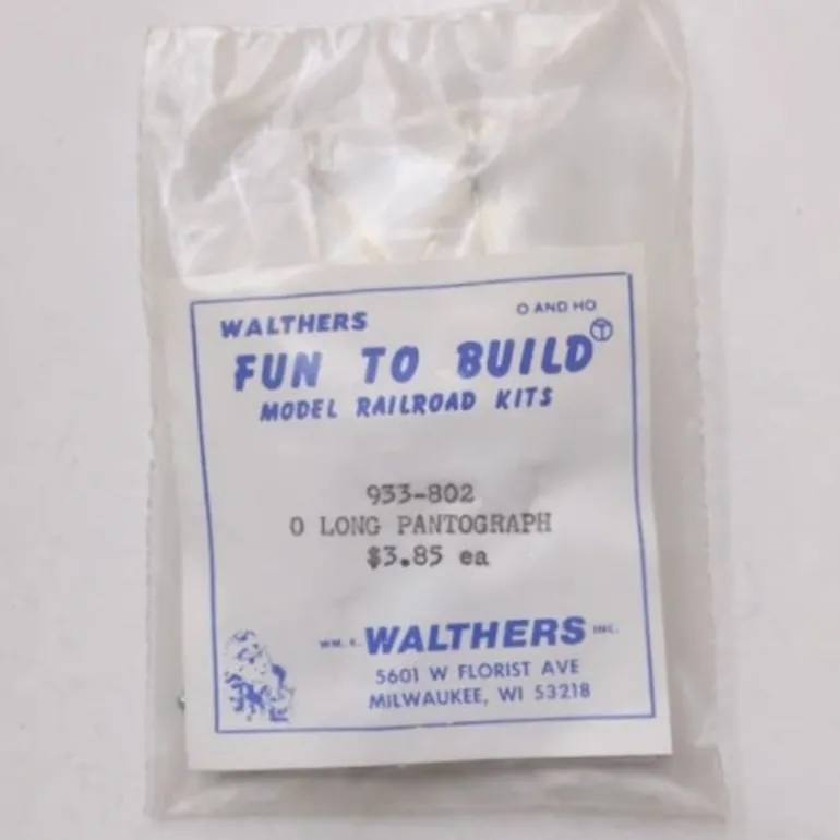 Walthers 933-802 O Scale Long Pantograph - Quality Trains and Accessories Galore> Outlet