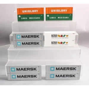 Walthers and Others HO Assorted Dual Intermodal Containers [6] EX - Quality Trains and Accessories Galore> Cheap