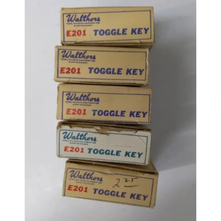 Walthers L-3 Lot of 5 E201 Toggle Keys For Switch Machine etc - Quality Trains and Accessories Galore> Discount