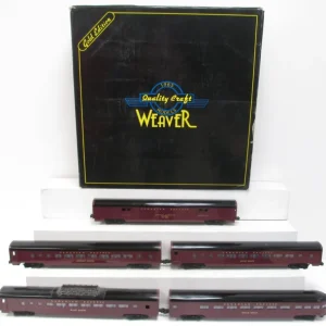 Weaver Canadian Pacific 80' 5-Car Aluminum Passenger Set EX/Box - Quality Trains and Accessories Galore> Cheap