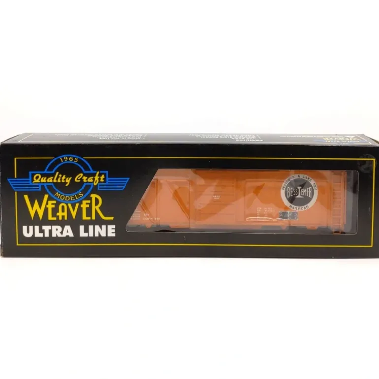 Weaver U3531L O Gauge Bessemer & Lake Erie Steel Side Boxcar #81312 (3-Rail) LN/Box - Quality Trains and Accessories Galore> Cheap