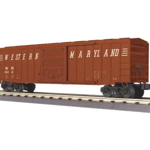Rolling Stock-30-74893 - Western Maryland 50' Modern Box Car - Quality Trains and Accessories Galore