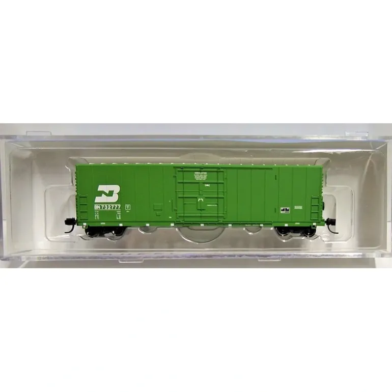 Wheels of Time 61057 N Burlington Northern PC&F 50' Plug-Door Boxcar#732777 - Quality Trains and Accessories Galore> Cheap