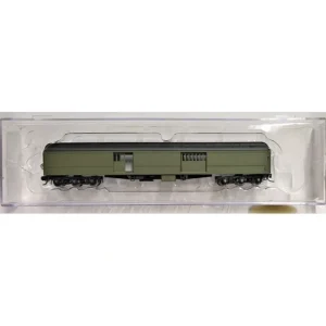 Wheels of Time 223 N Scale Unlettered Pullman Grn. Clerestory Baggage Car - Quality Trains and Accessories Galore> Hot