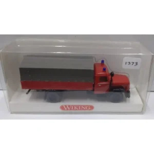 Wiking 861 09 35 HO Fire Truck W/Stake Bed Brigade Lorry Magirs - Quality Trains and Accessories Galore> Cheap