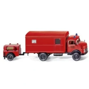 Wiking 8611535 HO Feuerwehr-Koffer LKW Fire Truck W/Hose Cart - Quality Trains and Accessories Galore> Best