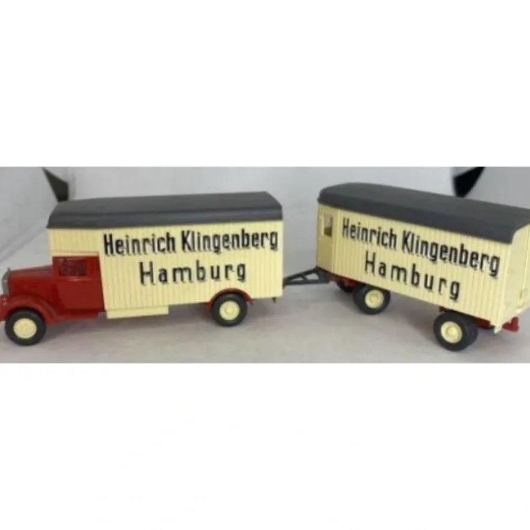 Wiking 845 HO Heinrich Klingenberg Hamburg Mercedes-Benz L 2500 Mobel Lastzug - Quality Trains and Accessories Galore> Best