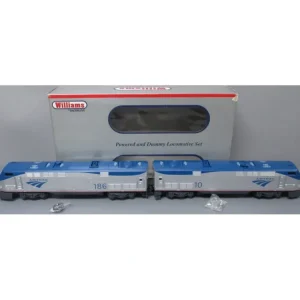 Williams 22803 O Gauge Amtrak Genesis Phase V AA Diesel Locomotive Set - Quality Trains and Accessories Galore> Store