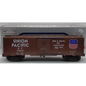 Williams 108847 O Gauge Union Pacific Boxcar EX/Box - Quality Trains and Accessories Galore> Shop