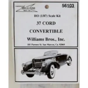 Williams Brothers 56103 1:87 37 Cord Convertible Kit - Quality Trains and Accessories Galore> Online