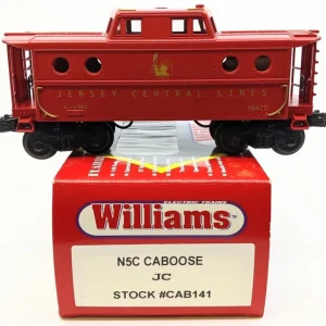 Williams CAB141 O Gauge Jersey Central N5C Caboose #46470 LN/Box - Quality Trains and Accessories Galore> Online