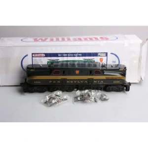 Williams GG-3001 O PRR Green 5-Stripe Die-Cast Electric Locomotive #2360 EX/Box - Quality Trains and Accessories Galore> Hot