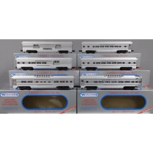 Williams LL610 Santa Fe Streamline Passenger Cars (6) LN/Box - Quality Trains and Accessories Galore> Discount