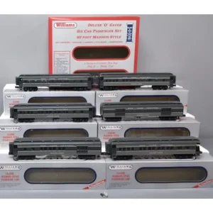 Williams M221 O New York Central 60' Madison Style Passenger Car (Set of 6) EX/Box - Quality Trains and Accessories Galore> Store