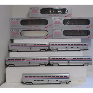 Williams SL802 Amtrak Superliner 5-Car Passenger Set LN/Box - Quality Trains and Accessories Galore> New